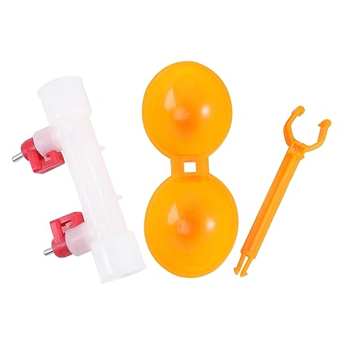 JOINPAYA 5Stücke Hühnchen Trinkbecher Doppelte Hängeschalen für Automatisches Tränken Hygienische Hühnerwasserschale mit Glatter Oberfläche JOINPAYA 5Stücke Hühnchen Trinkbecher Doppelte Hängeschalen für Automatisches Tränken Hygienische Hühnerwasserschale mit Glatter Oberfläche von JOINPAYA