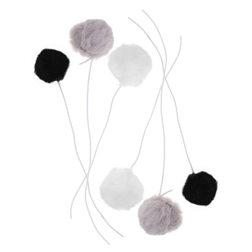 JOINPAYA 6 Stück Interaktives Katzenspielzeug Fuzzy Bälle mit Elastischem Aufhängesystem für Katzen und Kätzchen Fördert und Beißen JOINPAYA 6 Stück Interaktives Katzenspielzeug Fuzzy Bälle mit Elastischem Aufhängesystem für Katzen und Kätzchen Fördert und Beißen von JOINPAYA