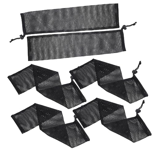 JOINPAYA 6 Stück Teiliges Vogelfuttersäcke aus Strapazierfähigem Nylon Wiederverwendbare Netzbeutel mit Zugband für Wildvögel Fütterung im Garten Robust und Leicht Tragbar von JOINPAYA