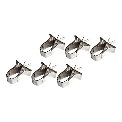 JOINPAYA 6 Stück Teiliges Vogelkäfig Futterclips für Obst und Gemüse Praktische und Tragbare Clips für Haustierfütterung aus Langlebigem Material Installieren Lebensmittelverschwendung von JOINPAYA