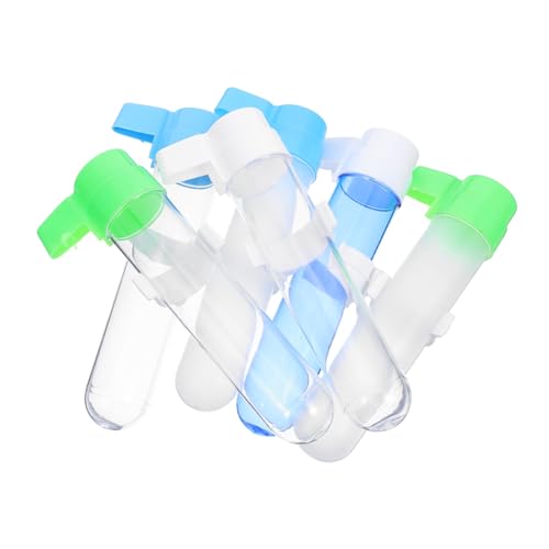 JOINPAYA 6 Stück Teiliges Vogelwasser Automatischer Wasserspender für Papageien Wellensittiche Kanarienvögel mit Hängendem Käfig Design Platzsparend Auslaufsicher Bpa Frei von JOINPAYA