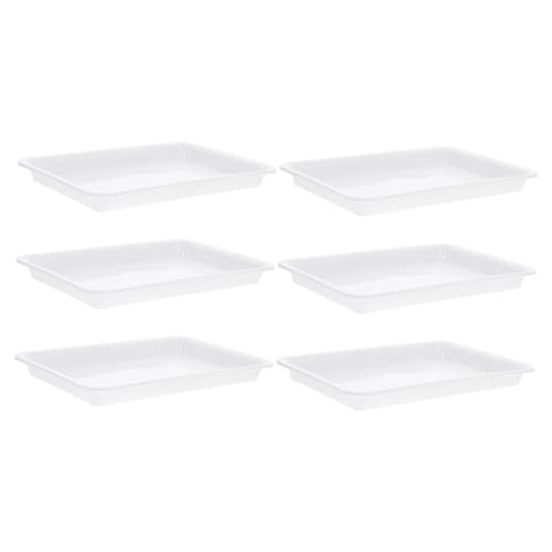 JOINPAYA 6 Teiliges Blumentopftablett Langlebig Tiefes Pflanzentablett Topfuntersetzer Für Den Innenbereich Sukkulenten Töpfe Bonsai Kleine Wasserschalen Für Blumentöpfe Abfluss von JOINPAYA