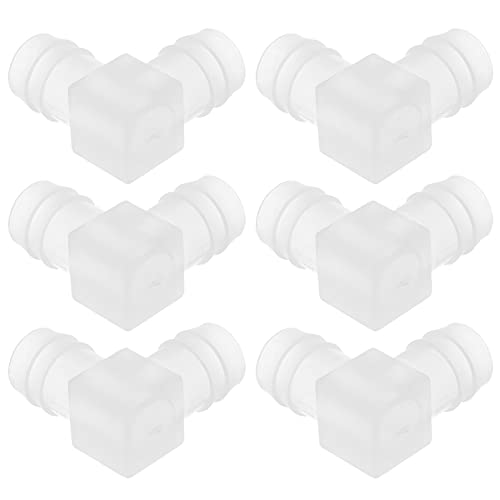 JOINPAYA 6Stücke Förmiger Schlauchadapter Kunststoff Ellbogenarmatur für PU Schläuche Einfache Installation für Garten Aquarien und Lebensmittelanwendungen JOINPAYA 6Stücke Förmiger Schlauchadapter Kunststoff Ellbogenarmatur für PU Schläuche Einfache Installation für Garten Aquarien und Lebensmittelanwendungen von JOINPAYA