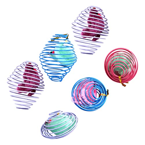 JOINPAYA 6Stücke Interaktives Katzenspielzeug Farbenfrohe Federn und Elastische Springspielbälle für Innenkatzen Fördert die Aktivität und Ihrer Langlebig und Sicher JOINPAYA 6Stücke Interaktives Katzenspielzeug Farbenfrohe Federn und Elastische Springspielbälle für Innenkatzen Fördert die Aktivität und Ihrer Langlebig und Sicher von JOINPAYA