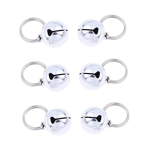 JOINPAYA 6Stücke Kupfer Pet Anhänger Für Haustiere Silberne Metallglocken Zur Dekoration Von Halsbändern Und Zubehör Für Haustiere JOINPAYA 6Stücke Kupfer Pet Anhänger Für Haustiere Silberne Metallglocken Zur Dekoration Von Halsbändern Und Zubehör Für Haustiere von JOINPAYA