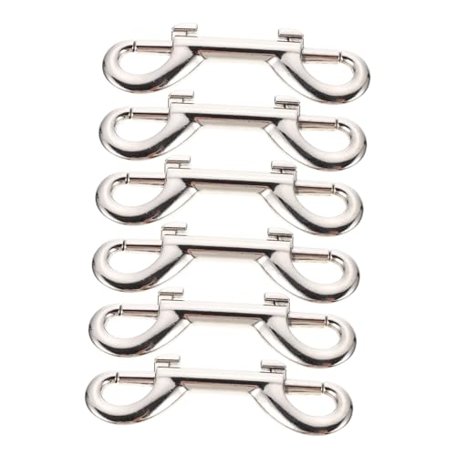 JOINPAYA 6Stücke Teiliges Doppelte Schnapp Clips Aus Zinklegierung Für Haustier Leinenhaken Starke Und Langlebige Karabiner Für Rucksäcke Hundehalsbänder Und Gepäckriemen JOINPAYA 6Stücke Teiliges Doppelte Schnapp Clips Aus Zinklegierung Für Haustier Leinenhaken Starke Und Langlebige Karabiner Für Rucksäcke Hundehalsbänder Und Gepäckriemen von JOINPAYA