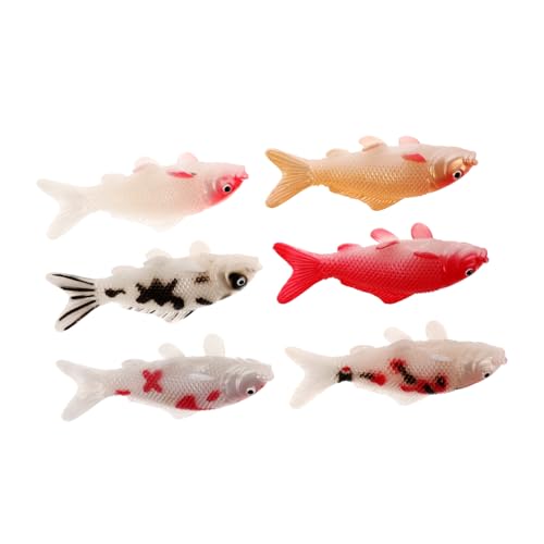 JOINPAYA 6stücke Teiliges Künstliche Goldfisch-Dekoration Für Aquarium Lebensechte Aquarienfiguren Deko Für Fischbecken Vivid Goldfische Für Terrarien Und Tischdeko JOINPAYA 6stücke Teiliges Künstliche Goldfisch-Dekoration Für Aquarium Lebensechte Aquarienfiguren Deko Für Fischbecken Vivid Goldfische Für Terrarien Und Tischdeko von JOINPAYA