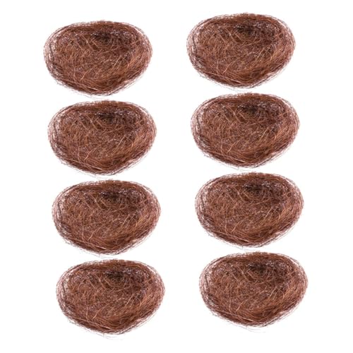 JOINPAYA 8 Stück Simulierte Vogelnest -Ornamente Künstliche Vogelnester Vögel brüten Nest Gartenvogel-Ornamente Sittich Nest Vogelnest zum Basteln -Seide Kaffee JOINPAYA 8 Stück Simulierte Vogelnest -Ornamente Künstliche Vogelnester Vögel brüten Nest Gartenvogel-Ornamente Sittich Nest Vogelnest zum Basteln -Seide Kaffee von JOINPAYA