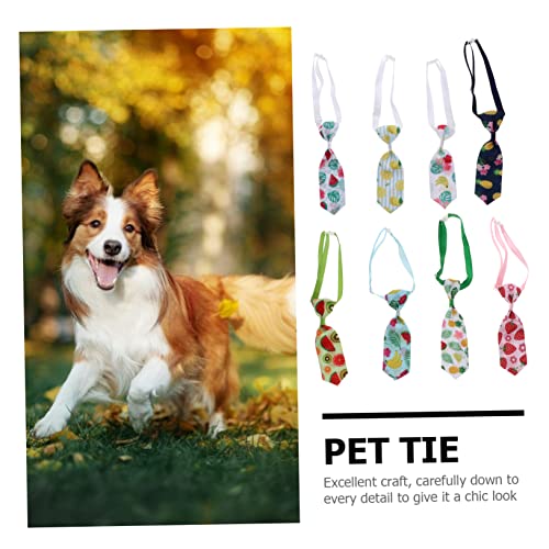JOINPAYA 8 Stück Teiliges Verstellbares Hundehalsband mit Niedlicher Fliege Atmungsaktiv Komfortabel für Weihnachten Hochzeit Party Fotoshooting und Festliche Anlässe Passend für Kleine von JOINPAYA