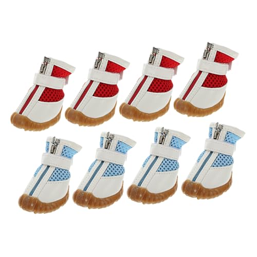 JOINPAYA 8Stücke Teiliges Welpenstiefel für Kleine Atmungsaktive und rutschfeste Hundeschuhe mit Verstellbarem Verschluss für Indoor und Outdoor Aktivitäten JOINPAYA 8Stücke Teiliges Welpenstiefel für Kleine Atmungsaktive und rutschfeste Hundeschuhe mit Verstellbarem Verschluss für Indoor und Outdoor Aktivitäten von JOINPAYA