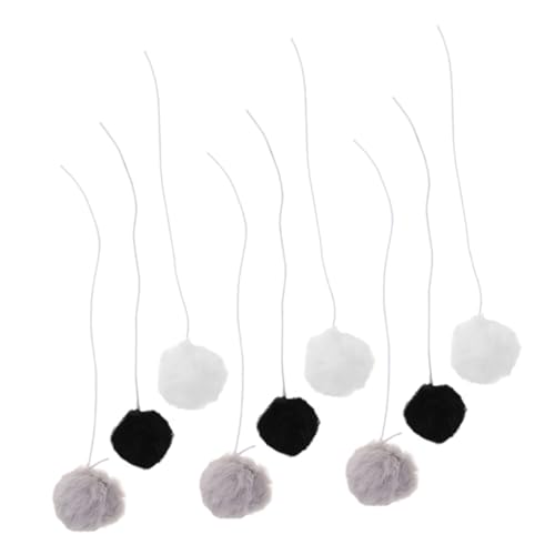 JOINPAYA 9 Stück Katzenkratzbaum-Plüschball Katzenspielzeug necken Katze necken Ball Katze necken Spielzeugball interaktives Kätzchenspielzeug kleine Spielzeuge innen Bommel JOINPAYA 9 Stück Katzenkratzbaum-Plüschball Katzenspielzeug necken Katze necken Ball Katze necken Spielzeugball interaktives Kätzchenspielzeug kleine Spielzeuge innen Bommel von JOINPAYA