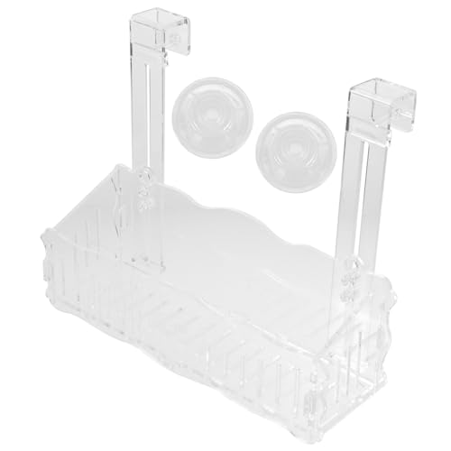 JOINPAYA Aquarium Pflanzbecher mit Saugnapf und Haken Transparenter Kunststoff Wasserpflanzenhalter Groß Atmungsaktiv für Aquarienbegrünung und Fischbecken Dekoration von JOINPAYA