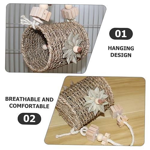 JOINPAYA Atmungsaktive Papageienhängematte Großes Vogelbett für Sicheren Schlaf und Ruhe Kleintiere Hängendes Vogelnest Käfigzubehör für Wellensittiche Nymphensittiche Cockatiels JOINPAYA Atmungsaktive Papageienhängematte Großes Vogelbett für Sicheren Schlaf und Ruhe Kleintiere Hängendes Vogelnest Käfigzubehör für Wellensittiche Nymphensittiche Cockatiels von JOINPAYA