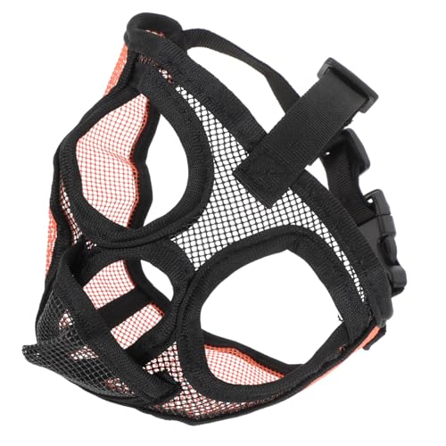 JOINPAYA Atmungsaktiver Kurzschnauzen Hundemaulkorb Verstellbar Anti Biss Maske Für Outdoor Einsatz Bei Kleinen Hunden Wie Bulldogge Französische Bulldogge Mops von JOINPAYA