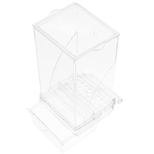 JOINPAYA Automatischer Vogelfutterspender für Kleine Transparente Futterstation Spill und Verschleißfest für Wellensittiche und Papageien Nachfüllen und Käfige JOINPAYA Automatischer Vogelfutterspender für Kleine Transparente Futterstation Spill und Verschleißfest für Wellensittiche und Papageien Nachfüllen und Käfige von JOINPAYA