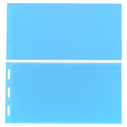 JOINPAYA Bienenwachsform, Silikon, Bienenstockwachs, Prägeform, Wabenplatten, Herstellung von Formen, Maschinen, Grundplatten, Presswerkzeug, Himmelblau von JOINPAYA