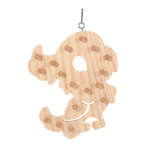 JOINPAYA Bissfestes Papageienspielzeug aus Strapazierfähigem Holz mit Haken zum Aufhängen im Käfig Bunte Farben Klettern und Knabbern für Wellensittiche und Andere Vögel Geeignet von JOINPAYA