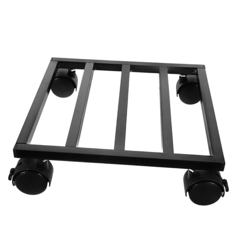 JOINPAYA Blumentopfständer Mit Rollender Pflanzenständer Metall Für Pflanzgefäße Und Aufbewahrung Gartentopfbeweger Für Drinnen Und Draußen von JOINPAYA
