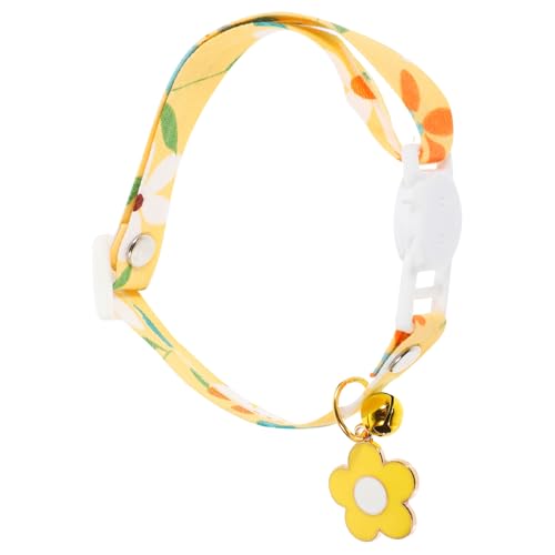 JOINPAYA Dekorativer Kätzchenkragen mit Glocke Einstellbarer und Langlebiger Katzenhalsband für Katzen Fotoshootings und Täglichen Gebrauch Leuchtendem Gelb JOINPAYA Dekorativer Kätzchenkragen mit Glocke Einstellbarer und Langlebiger Katzenhalsband für Katzen Fotoshootings und Täglichen Gebrauch Leuchtendem Gelb von JOINPAYA