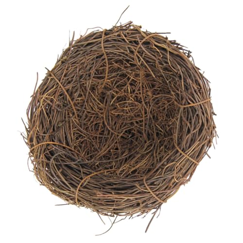 JOINPAYA Dekoratives Vogel Nest aus Rattan Handgefertigtes für Gartenlandschaft Fotorequisit und DIY Dekoration von JOINPAYA