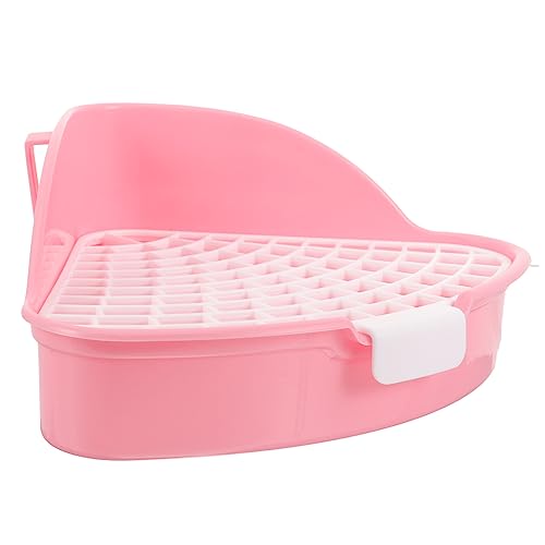 JOINPAYA Eckige Katzentoilette für Kleintiere Abnehmbarer Urinaltopf für Chinchillas Meerschweinchen Spritzsicheres Design für Einfache und Täglichen JOINPAYA Eckige Katzentoilette für Kleintiere Abnehmbarer Urinaltopf für Chinchillas Meerschweinchen Spritzsicheres Design für Einfache und Täglichen von JOINPAYA