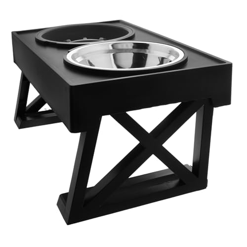 JOINPAYA Edelstahl Pet Bowl Slow Feeder Für Katzen Hunde Haustier Doppelschale Für Lebensmittel Wasserkatze Schüssel Für Im Freien Und Reisen Gebrauch von JOINPAYA
