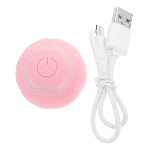 JOINPAYA Elektrischer Katzenball Tragbares Interaktives Kätzchenspielzeug Mit LED Wiederaufladbar Kirschblütenrosa Für Indoor Und Katzenbeschäftigung von JOINPAYA