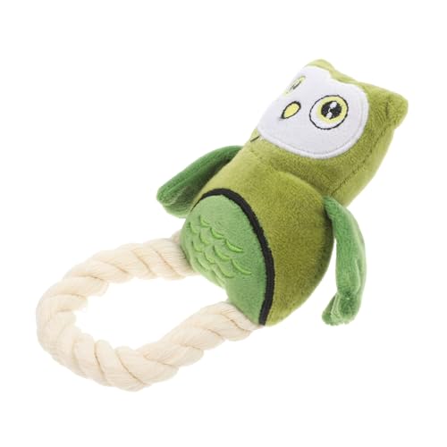 JOINPAYA Eule Hundeplüschspielzeug Hundeseilspielzeug für kleine Hunde Kauspielzeug für Hunde für Aggressive Kauer großes Hundespielzeug Flanell Green JOINPAYA Eule Hundeplüschspielzeug Hundeseilspielzeug für kleine Hunde Kauspielzeug für Hunde für Aggressive Kauer großes Hundespielzeug Flanell Green von JOINPAYA