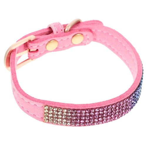 JOINPAYA Funkelndes Halsband für Haustiere Verstellbares Katzenhalsband Hautfreundlich für Kleine Perfektes Kostümzubehör für Festliche Anlässe von JOINPAYA