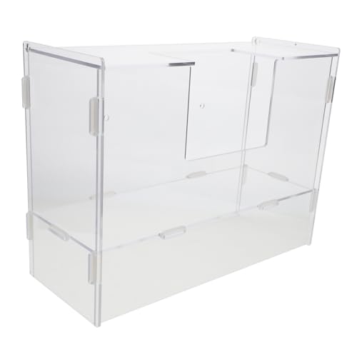 JOINPAYA Futterautomat für Haustiere Hase Heuhalter Heubeutel für Kaninchen Heuraufe für Kaninchen Häschen-Heu-Futterspender Heumatten für Kaninchen Acryl Transparent von JOINPAYA