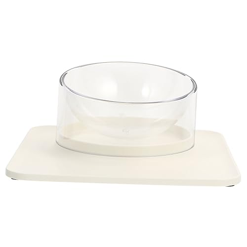 JOINPAYA Futterautomat für Katze erhöhter Futternapf für Katzen Schnurrhaarfreundlicher Katzennapf pet Bowl katzenfutter schüssel katzennäpfe Haustiernapf Nackenschutzschale Magnet Weiß von JOINPAYA