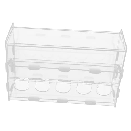 JOINPAYA Futtertrinker Hochleistungs-Hühnerfutterautomat Futterautomat für Hühner Klarer Rutin-Hühnerfutterautomat Rutin-Hühnerwasserschale Acryl Transparent JOINPAYA Futtertrinker Hochleistungs-Hühnerfutterautomat Futterautomat für Hühner Klarer Rutin-Hühnerfutterautomat Rutin-Hühnerwasserschale Acryl Transparent von JOINPAYA