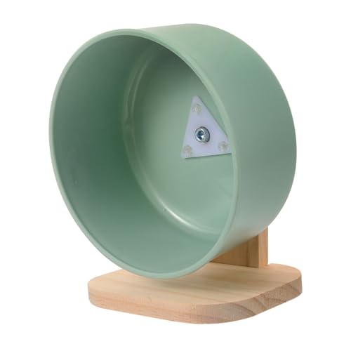 JOINPAYA Geräuschloses Hamsterrad für Kleintiere Transparentes Laufrad mit Stabiler Holzbasis für Hamster Rennmäuse und Igel Fördert Balance und Bewegungsspielspaß JOINPAYA Geräuschloses Hamsterrad für Kleintiere Transparentes Laufrad mit Stabiler Holzbasis für Hamster Rennmäuse und Igel Fördert Balance und Bewegungsspielspaß von JOINPAYA