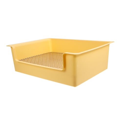 JOINPAYA Große Kleintier ecktoilette Netzboden rutschfest Leicht zu Reinigen für Kaninchen Meerschweinchen Hamster und Andere Kleine Haustiere Geeignet Trainingshilfe für Stubentierhaltung von JOINPAYA