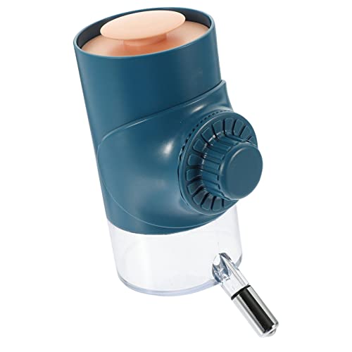 JOINPAYA Hängende Haustier Wasserflasche für Katzen und Kleine Hunde Spritzsicherer Wasserspender Installieren für Käfige Blau von JOINPAYA