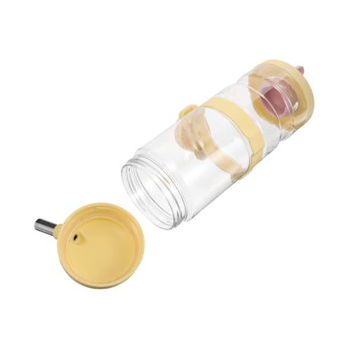 JOINPAYA Hängender Trinkbrunnen hundetrinkflasche Haustierwasserschale Trinkwasserspender für Haustiere Kiste mit Futter und Wassernapf Wasserflasche für Hunde Haustierwasserer Plastik von JOINPAYA