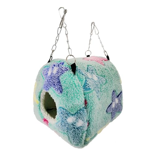 JOINPAYA Hängendes Nest Hamster Hängematte Bett Gemütlicher Unterschlupf Hamster Bettwäsche Indoor Schlaf Haustierbett Hamsternest Hamster Warmes Bett Hamster Winterbett Haustier Warmes von JOINPAYA