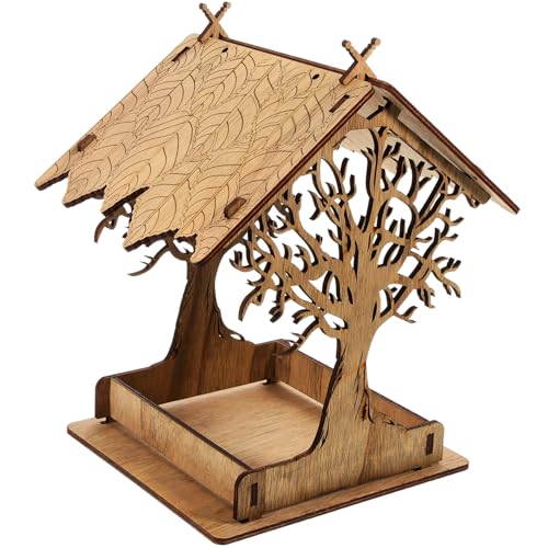 JOINPAYA Hängendes Vogelhäuschen Durchdachtem Tablettdesign Spritzwassergeschützt Reinigen Für Fütterung Von Wildvögeln Im Garten JOINPAYA Hängendes Vogelhäuschen Durchdachtem Tablettdesign Spritzwassergeschützt Reinigen Für Fütterung Von Wildvögeln Im Garten von JOINPAYA