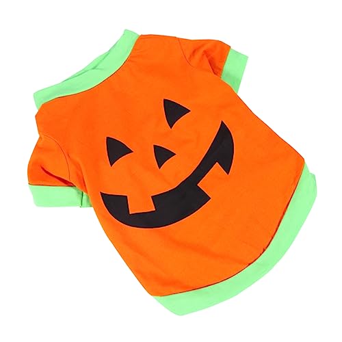 JOINPAYA Halloween Haustier Kostüm Kürbiskopf Hundekleidung aus Atmungsaktive Weste für Katzen für Outdoor Aktivitäten Einzigartiges Design für Feiertage JOINPAYA Halloween Haustier Kostüm Kürbiskopf Hundekleidung aus Atmungsaktive Weste für Katzen für Outdoor Aktivitäten Einzigartiges Design für Feiertage von JOINPAYA