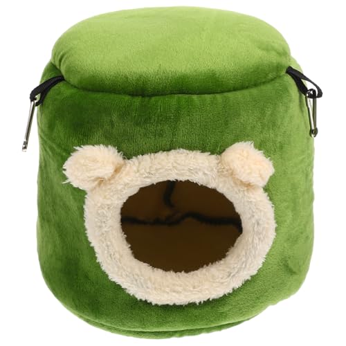 JOINPAYA Hamster Hängematte Form Hamsterhütte Robuster Chinchilla Schlafplatz Gemütliches Haustierbett für Kleine Nagetiere Stressfreies Versteck von JOINPAYA