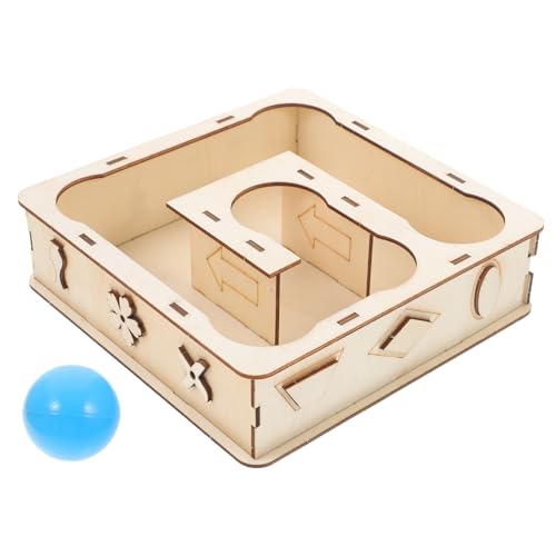 JOINPAYA Hamster Holz Tunnel Für Kleintiere Versteck Und Labyrinth Tunnel Aus Holz Für Chinchillas Und Meerschweinchen Bewegung von JOINPAYA