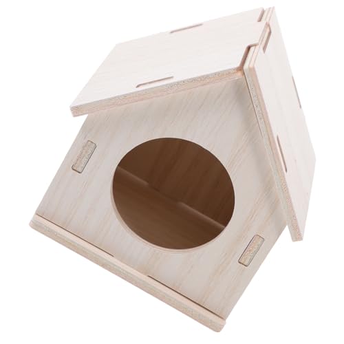 JOINPAYA Hamster Holzhaus Schlafzimmer Hamsterhäuser Und Verstecke Hamsterhaus Tunnel Hamsterdekorationen Für Den Käfig Hamsterspielzeug Nest Hamster -versteck Klein Hölzern JOINPAYA Hamster Holzhaus Schlafzimmer Hamsterhäuser Und Verstecke Hamsterhaus Tunnel Hamsterdekorationen Für Den Käfig Hamsterspielzeug Nest Hamster -versteck Klein Hölzern von JOINPAYA