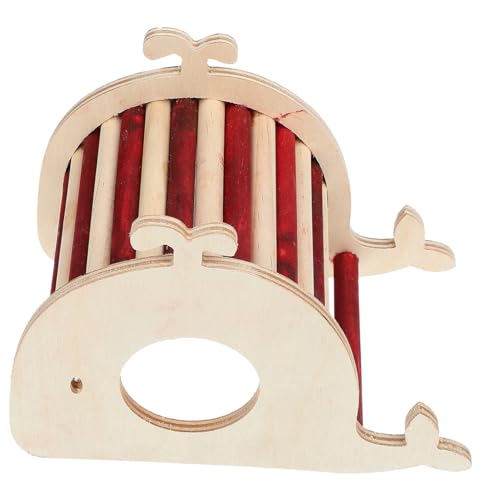 JOINPAYA Hamster Holzversteck Tunnel Dekoratives Für Hamster Und Meerschweinchen Als Rückzugsort Im Käfig Und Sicher Für Kleintiere JOINPAYA Hamster Holzversteck Tunnel Dekoratives Für Hamster Und Meerschweinchen Als Rückzugsort Im Käfig Und Sicher Für Kleintiere von JOINPAYA