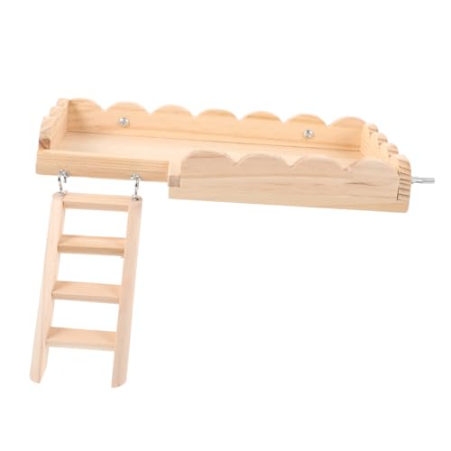 JOINPAYA Hamster Plattformspielzeug mit Leiter Klettermöglichkeit für Hamster und Kleine Haustiere aus Stabilem Fördert Gesundheit und Spielspaß für Hamsterkäfige und Kleintierhaltung von JOINPAYA