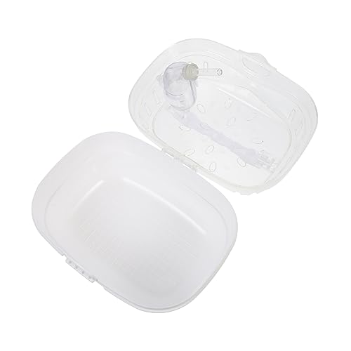 JOINPAYA Hamster Tragebox für Kleine Haustiere Sicherheitshamsterkäfig Tragbare Transportbox für Reisen Klassischer Außenkäfig Mondlichtweiß für Hamster und Nager JOINPAYA Hamster Tragebox für Kleine Haustiere Sicherheitshamsterkäfig Tragbare Transportbox für Reisen Klassischer Außenkäfig Mondlichtweiß für Hamster und Nager von JOINPAYA