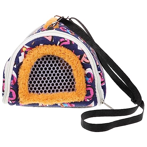 JOINPAYA Hamster Tragetasche Tragbarer Transporter Für Kleine Haustiere Atmungsaktive Reisetasche Für Hamster Frettchen Und Mäuse Für Unterwegs Und Ausflüge von JOINPAYA