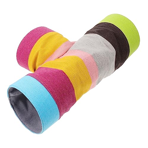 JOINPAYA Hamster Tunnel Bunter Kleintier Tunnel für Hamster Mäuse und Andere Kleintiere und Platzsparend Verstecken Käfigen von JOINPAYA