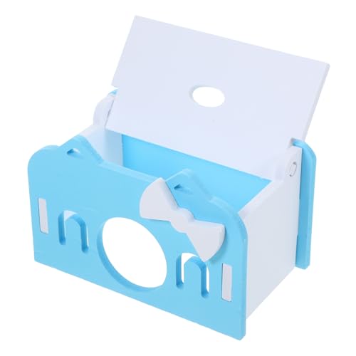 JOINPAYA Hamster Versteck Haus aus PVC Kleines Kleintier Versteck und Schlafplatz Vielseitige Kuschelhütte für Hamster Igel und Weitere Kleine Haustiere Dekorativ und Sicher für Käfig von JOINPAYA