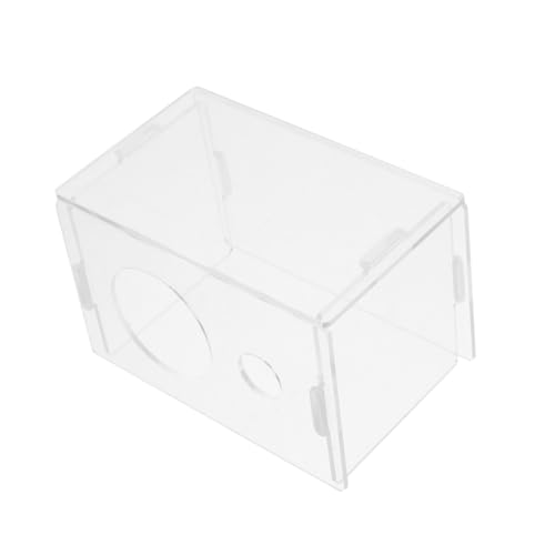 JOINPAYA Hamster-versteck, Rattenunterschlupf: Transparentes Acryl, Dekoratives Rennmaushaus, Hütte, Mäusehöhle, Simulations-Haus Für Haustiere, Sandbadbox Für Zu Hause Oder Unterwegs von JOINPAYA