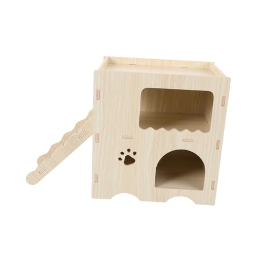 JOINPAYA Hamsterhaus Aus Massivholz Hütte Nest Unterschlupf Spielversteck Lebensraum Kleine Meerschweinchen Leiter Röhren Klettern Versteck Innenhäuser Hamsterspielzeug JOINPAYA Hamsterhaus Aus Massivholz Hütte Nest Unterschlupf Spielversteck Lebensraum Kleine Meerschweinchen Leiter Röhren Klettern Versteck Innenhäuser Hamsterspielzeug von JOINPAYA